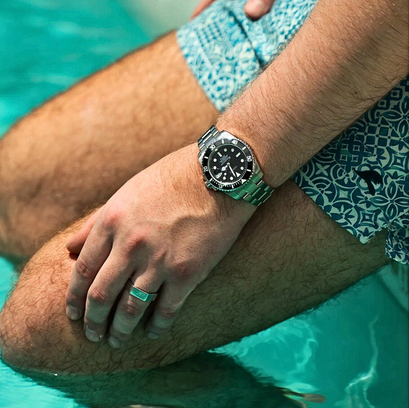 Seiko Mod Submariner Black