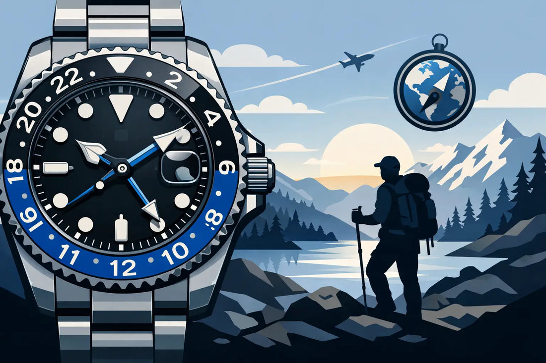 Seiko Mod GMT Batman for Adventure and Precision