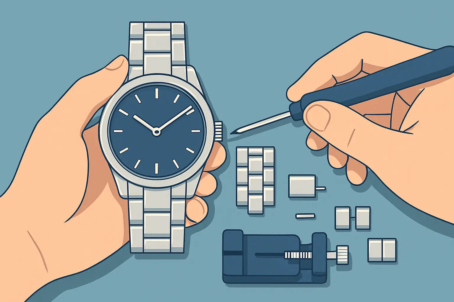 Resize a Metal Watch Bracelet in 15 Minutes