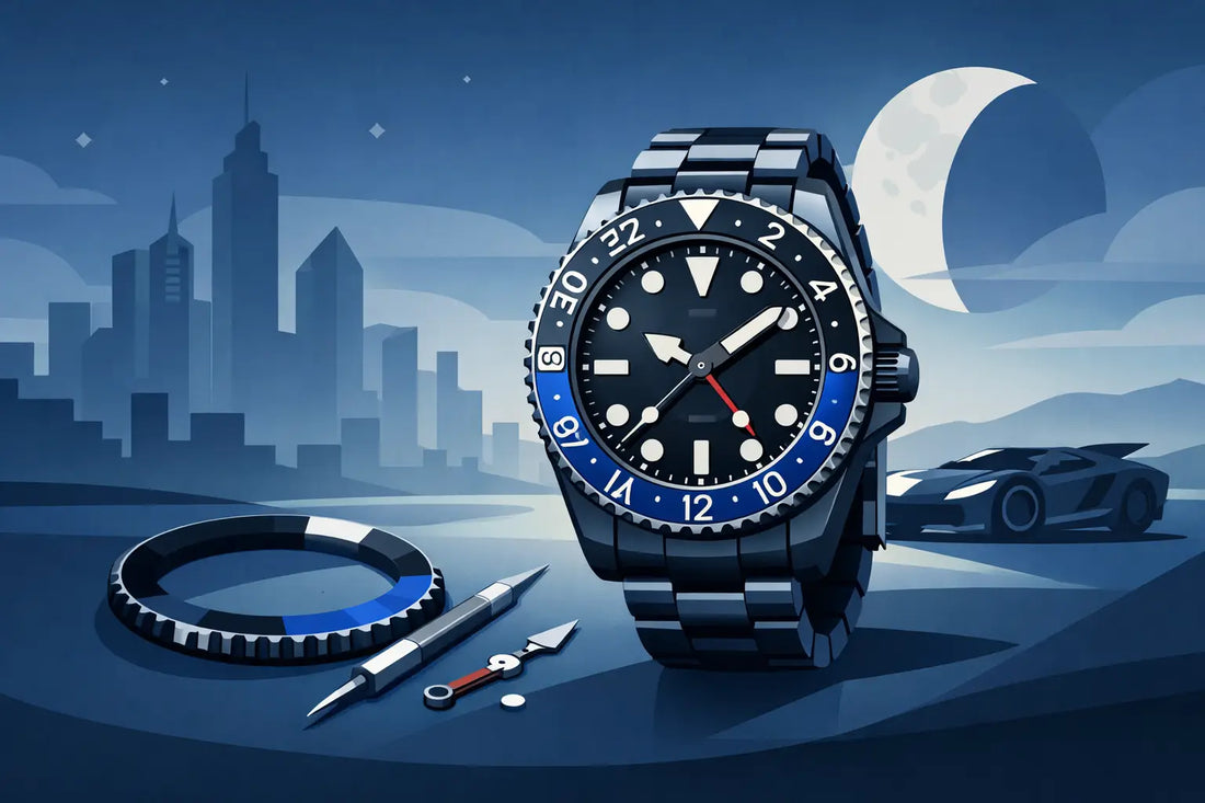 Seiko Mod GMT Bruce Wayne Review