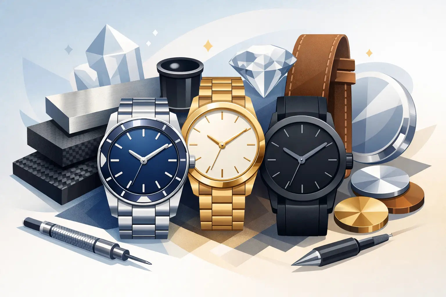 Guide to Watch Materials and Finishes – Emperor Mods