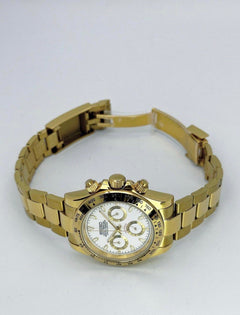 Seiko Daytona Mod Gold White Dial