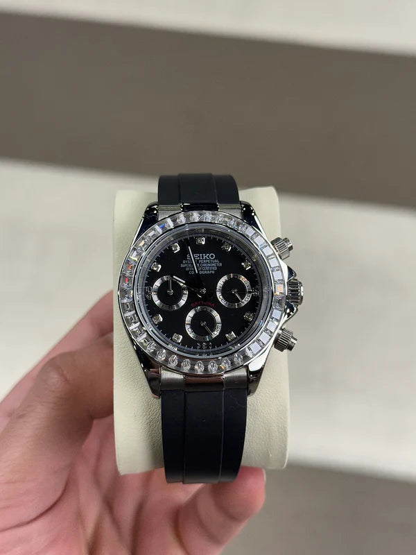 Seiko Mod Daytona Diamond Noble Dawn