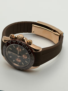 Seiko Daytona Mod Caramel Mocha Black Dial