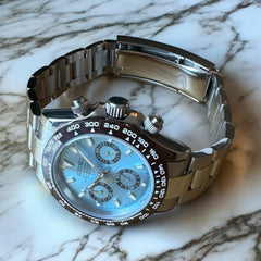 Seiko Mod Daytona Ice Blue