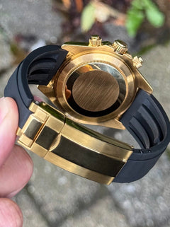 Seiko Daytona Mod Gold Case Gold Pikachu Dial