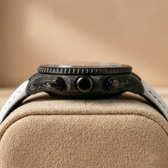 Seiko Daytona Mod Carbon Fiber Case Panda Dial