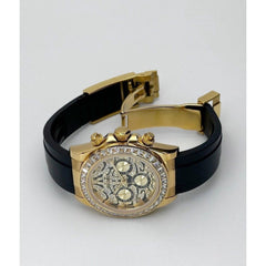 Seiko Daytona Mod Gold Case Eye of the Tiger Dial
