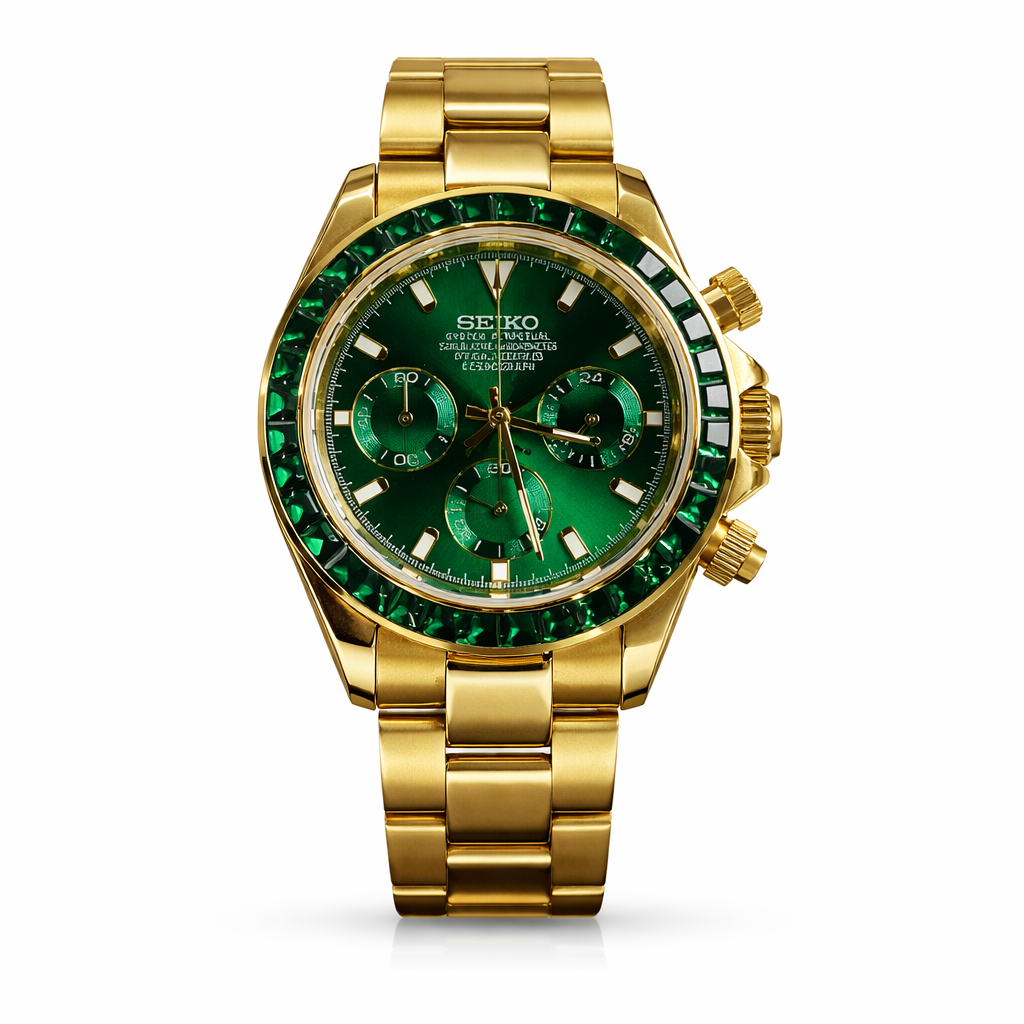 Seiko Mod Daytona Diamond Prestige Green