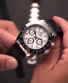 Seiko Daytona Mod Panda Oyster-Flex