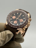 Seiko Daytona Mod Caramel Mocha Black Dial