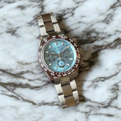 Seiko Mod Daytona Ice Blue