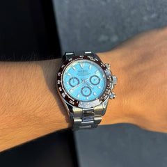Seiko Mod Daytona Ice Blue