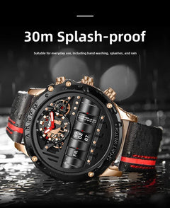 Mens Quartz Watch with Calendar