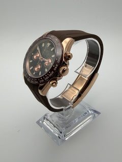 Seiko Daytona Mod Caramel Mocha Black Dial