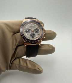 Seiko Daytona Mod Rose Gold Meteorite Dial
