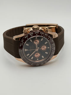 Seiko Daytona Mod Caramel Mocha Black Dial