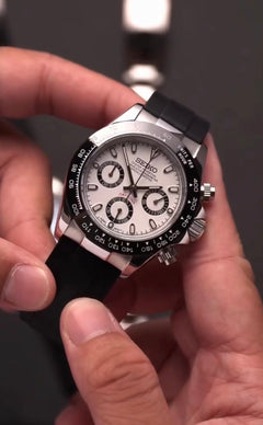 Seiko Daytona Mod Panda Oyster-Flex