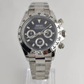Seiko Daytona Mod Black Silver Dial