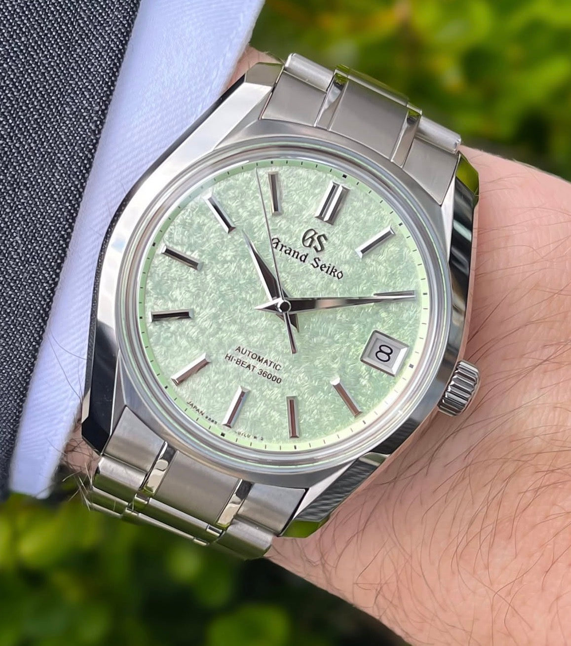 Seiko GS Mod Mint Green Dial