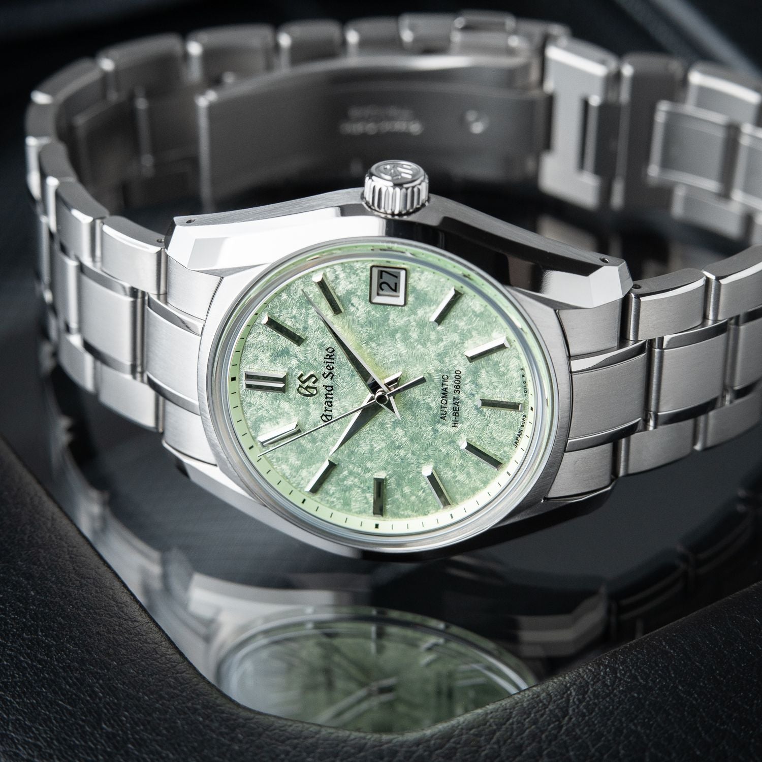 Seiko GS Mod Mint Green Dial