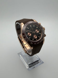Seiko Daytona Mod Caramel Mocha Black Dial