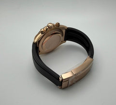 Seiko Daytona Mod Rose Gold Meteorite Dial