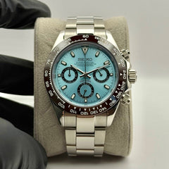 Seiko Mod Daytona Ice Blue