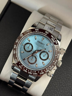 Seiko Mod Daytona Ice Blue
