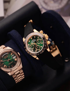 Seiko Daytona Mod Gold Green Dial