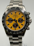 Seiko Daytona Mod Yellow Dial Brown Subdials