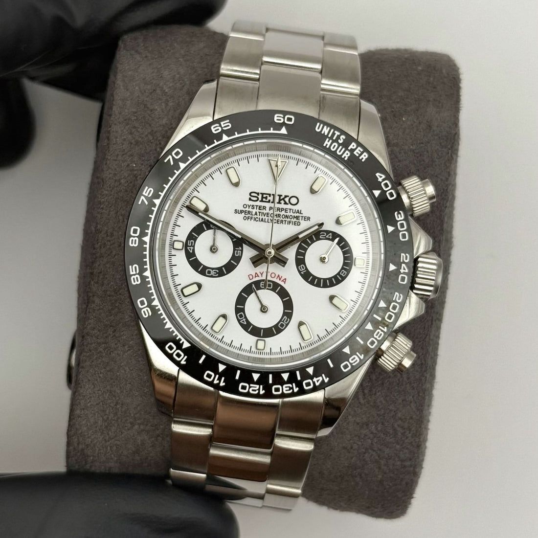 Seiko Mod Daytona Panda