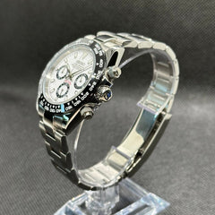 Seiko Mod Daytona Panda + FREE BLACK OYSTERFLEX STRAP