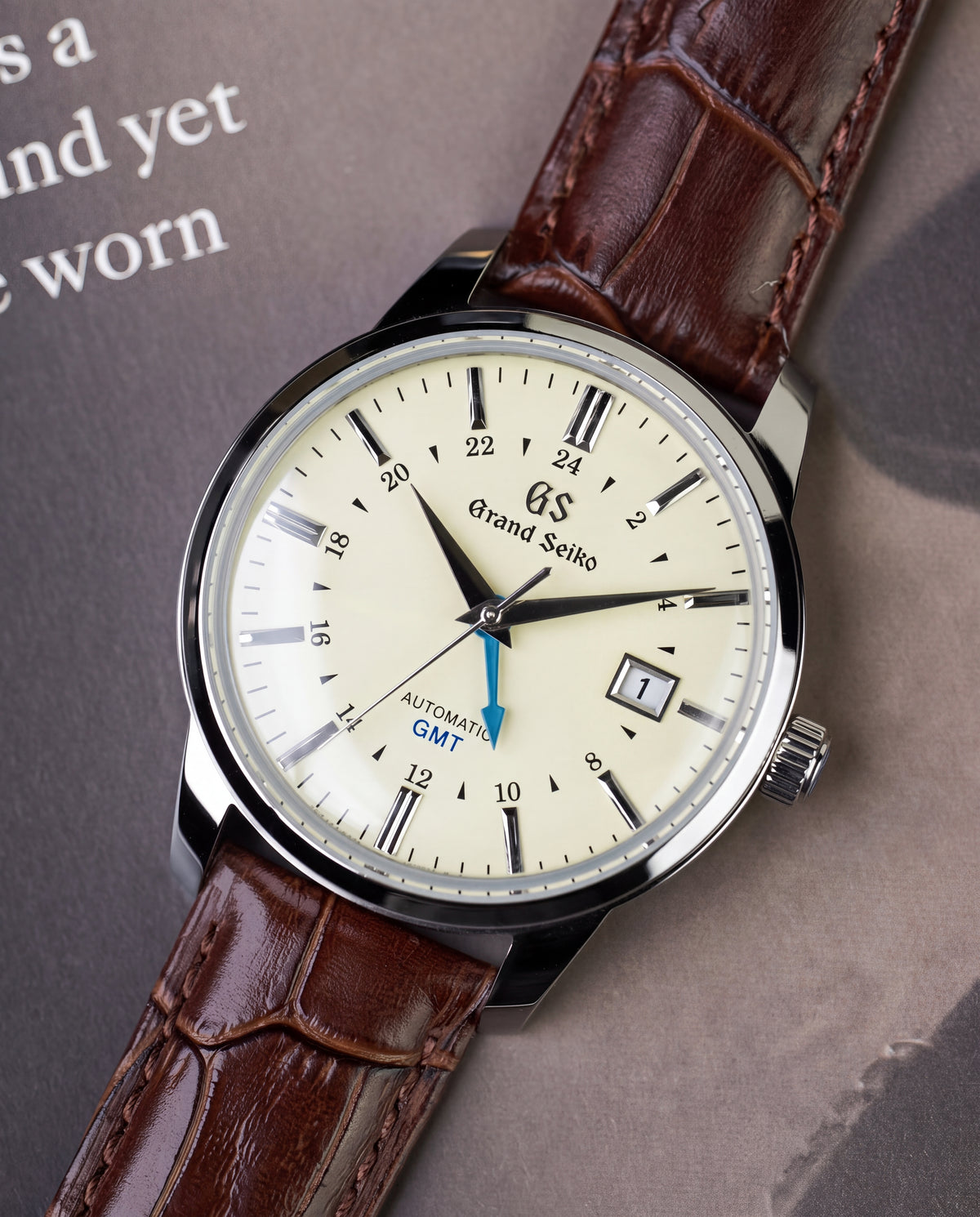 Seiko Mod Grand Seiko GMT Elegance Beige Cream