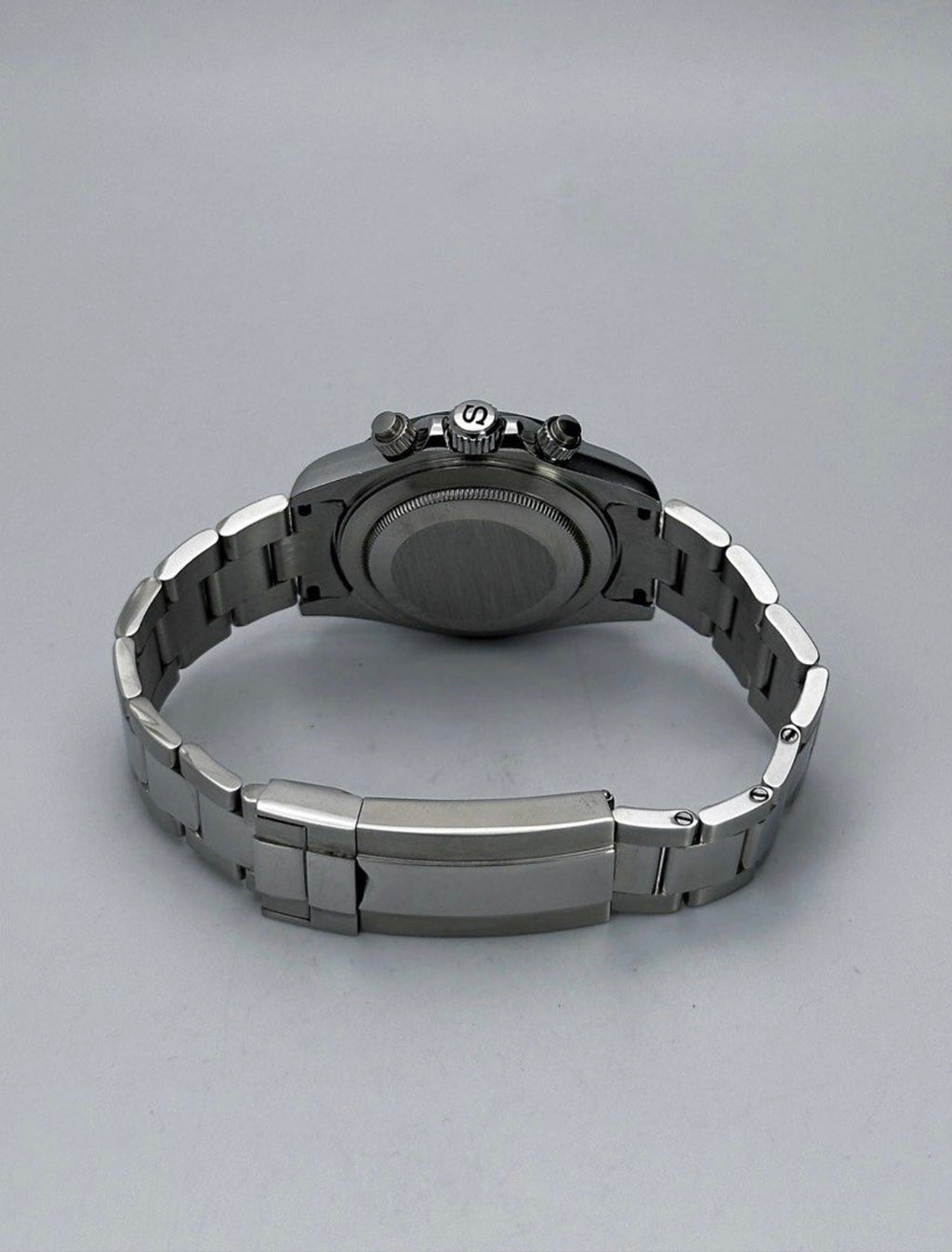 Seiko Daytona Mod Stainless Steel Case White Hulk Dial