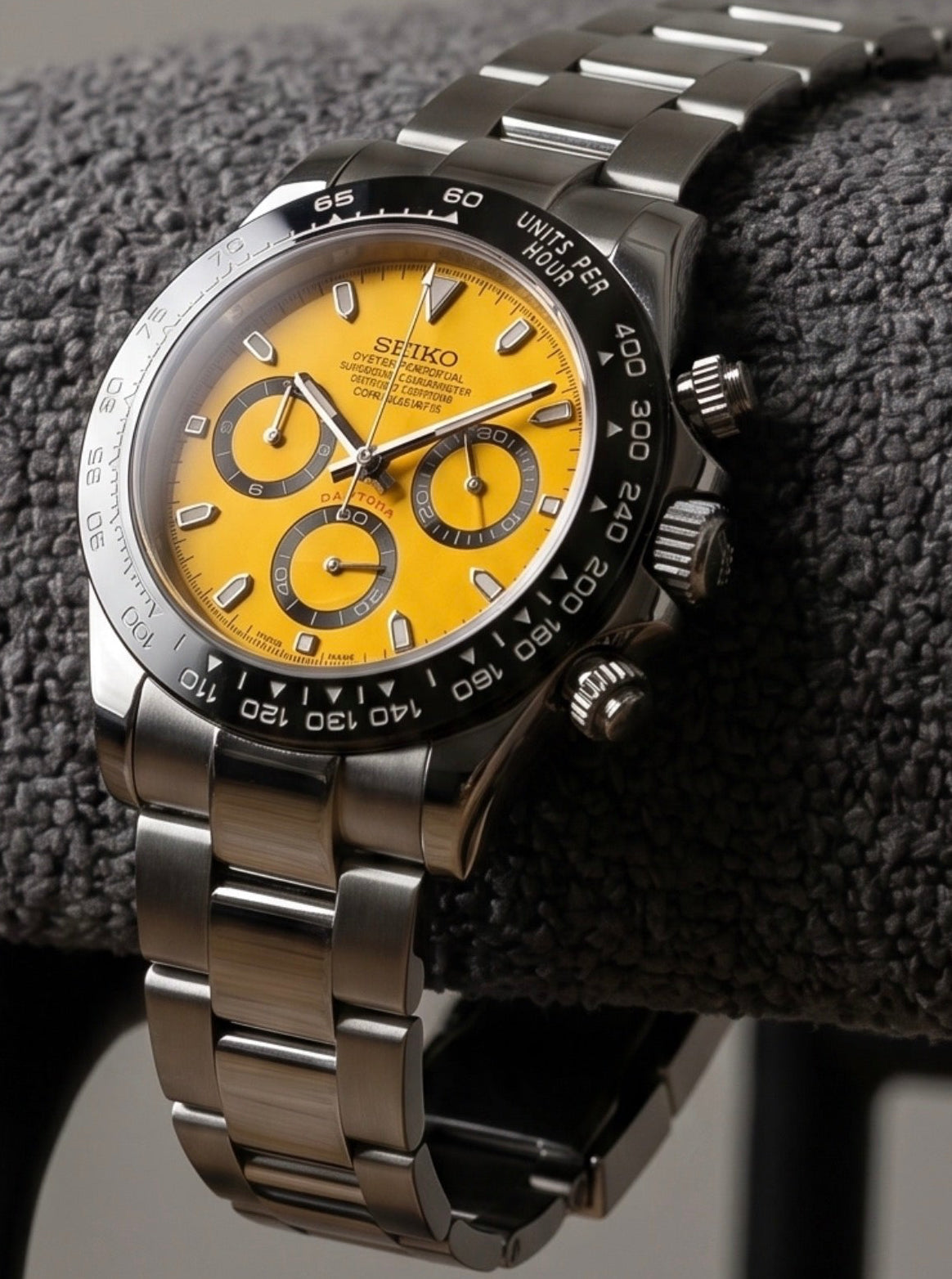 Seiko Daytona Mod Yellow Dial
