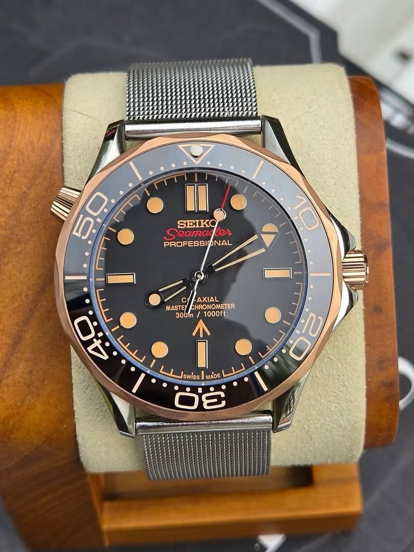 Seiko Mod Seamaster 007 Two-Tone