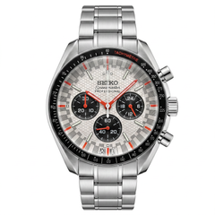 Seiko Mod Speedmaster White Black Orange