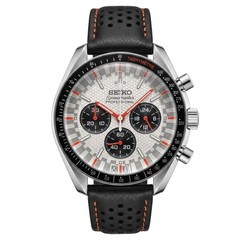 Seiko Mod Speedmaster White Black Orange