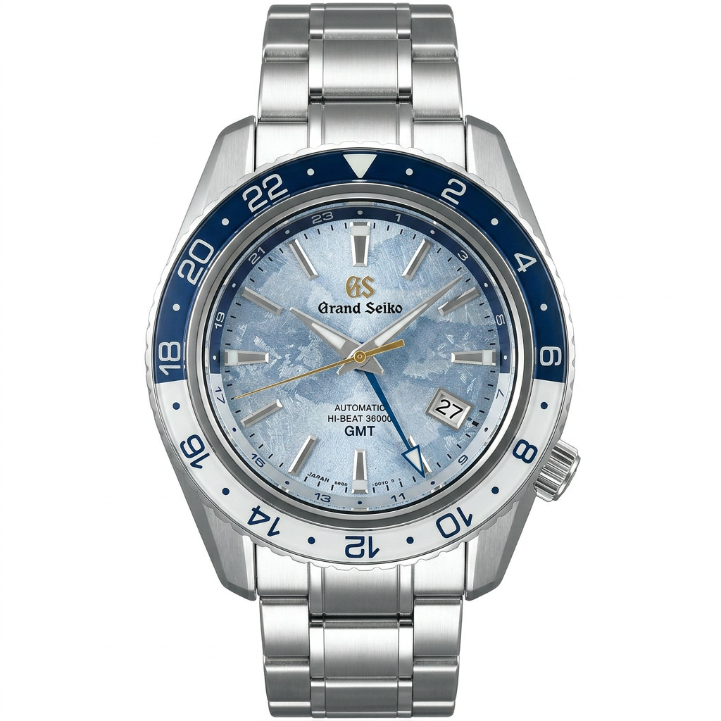 Seiko Mod Grand Sport GMT Sea of Clouds Automatic Watch