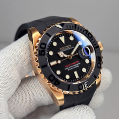 Seiko Mod Yacht Master Rose Gold