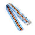 Seiko Mod NATO Blue/Orange Nylon Strap Add-On
