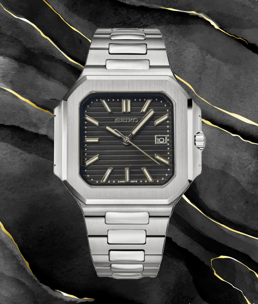 Seiko Mod Cubitus Silver Black