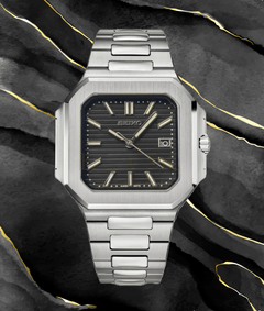 Seiko Mod Cubitus Silver Black