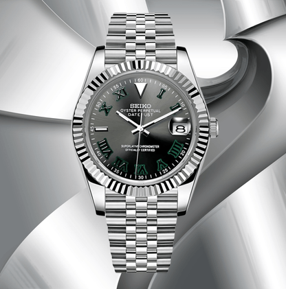 Seiko Mod Datejust Classic Wimbledon