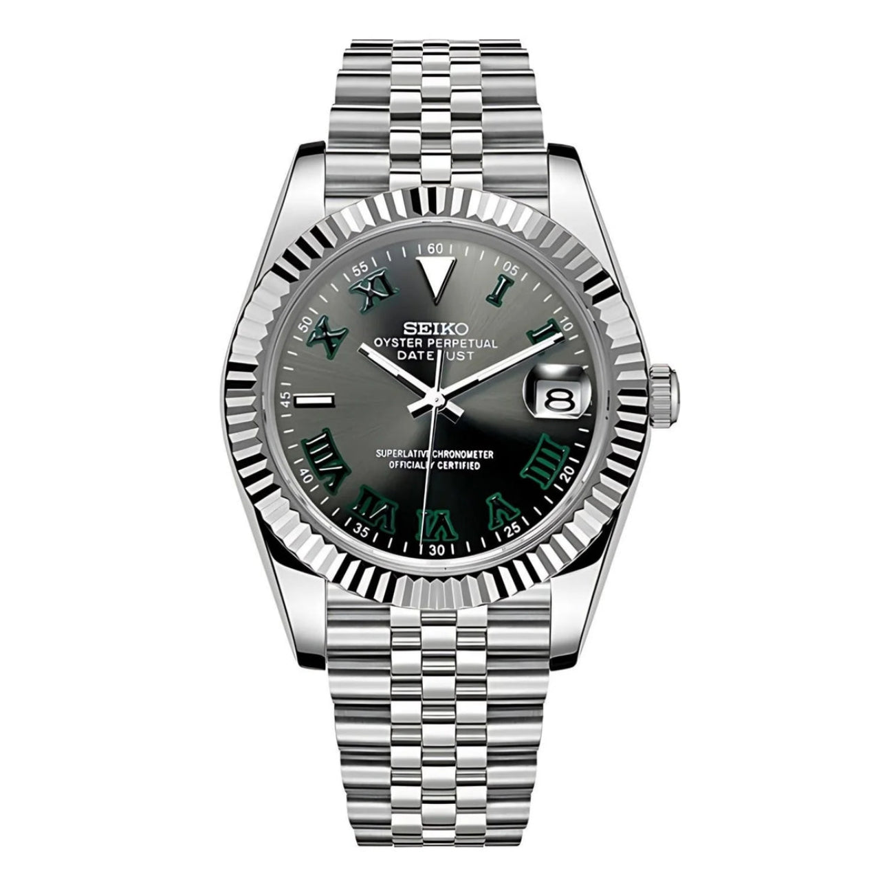 Seiko Mod Datejust Classic Wimbledon