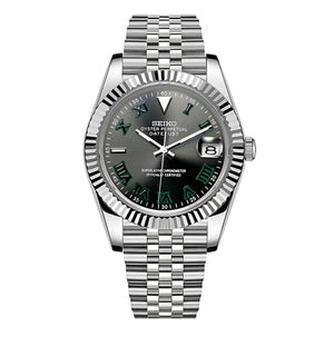 Seiko Mod Datejust Classic Wimbledon