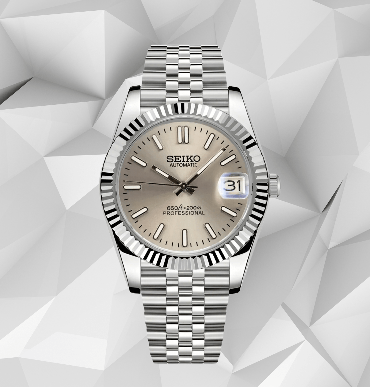 Seiko Mod Datejust Classic Bronze