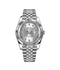 Seiko Mod Datejust Gem Silver