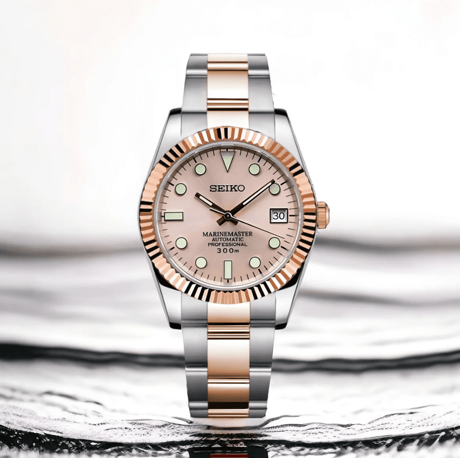 Seiko Mod Datejust Pink Panther